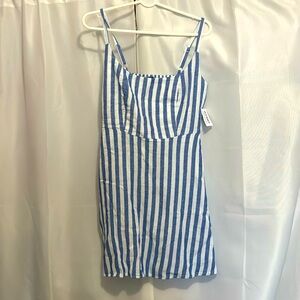 Blue Striped Dress